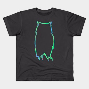 Neon owl Kids T-Shirt